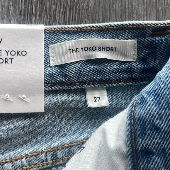 NWT Aritzia The Yoko Hi-Rise Jean Short ✧ 15 Years Barely There Blue ✧ Size 27 - Picture 7 of 8